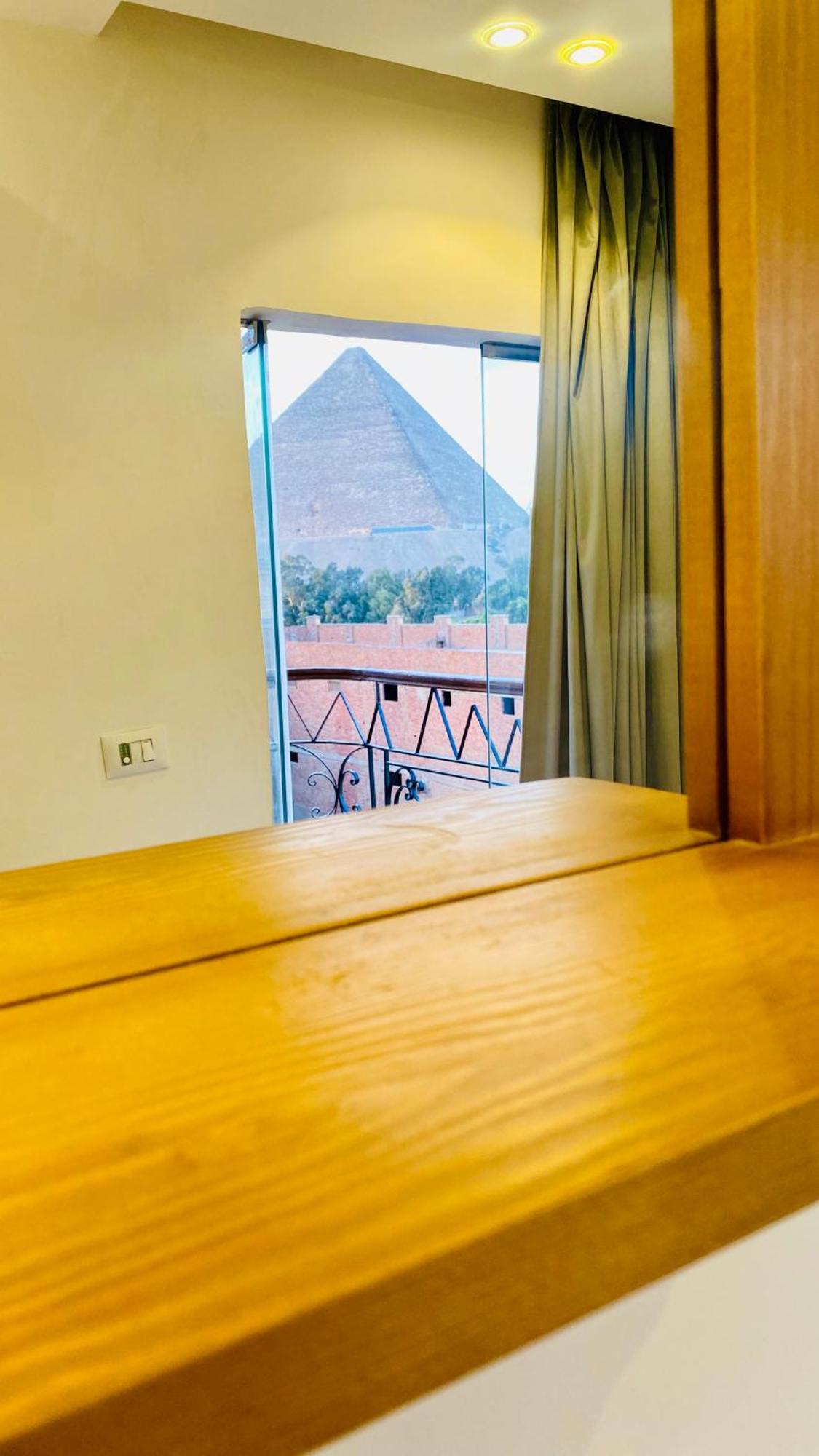 Отель Oh Pyramids View Kafrat al Jabal Экстерьер фото