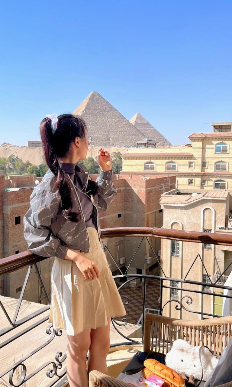 Отель Oh Pyramids View Kafrat al Jabal Экстерьер фото
