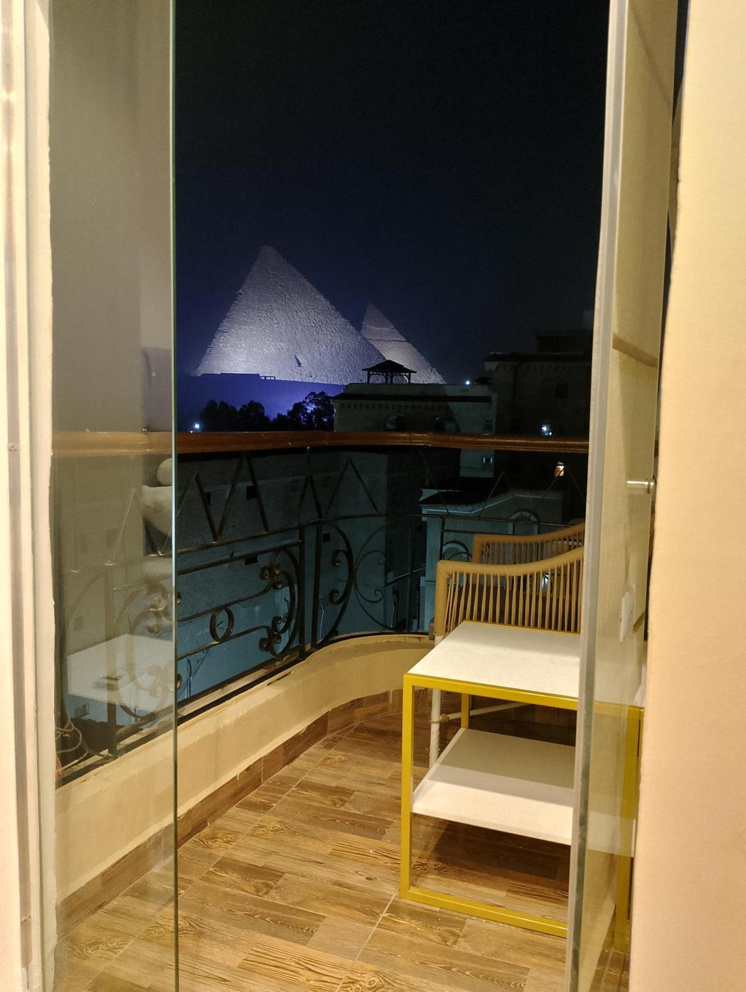 Отель Oh Pyramids View Kafrat al Jabal Экстерьер фото